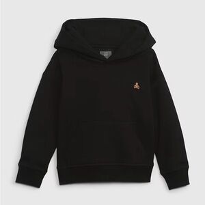 GAP Kids Black Hoodie with Gold Logo